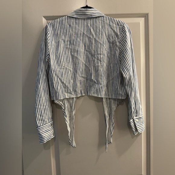 SOLD - NWT Zara Stripe Shirt - Picture 3 of 4